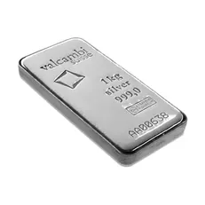 1kg Valcambi Silver Cast Bar